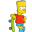 Bart Simpson 02 Skate Icon 32x32 png